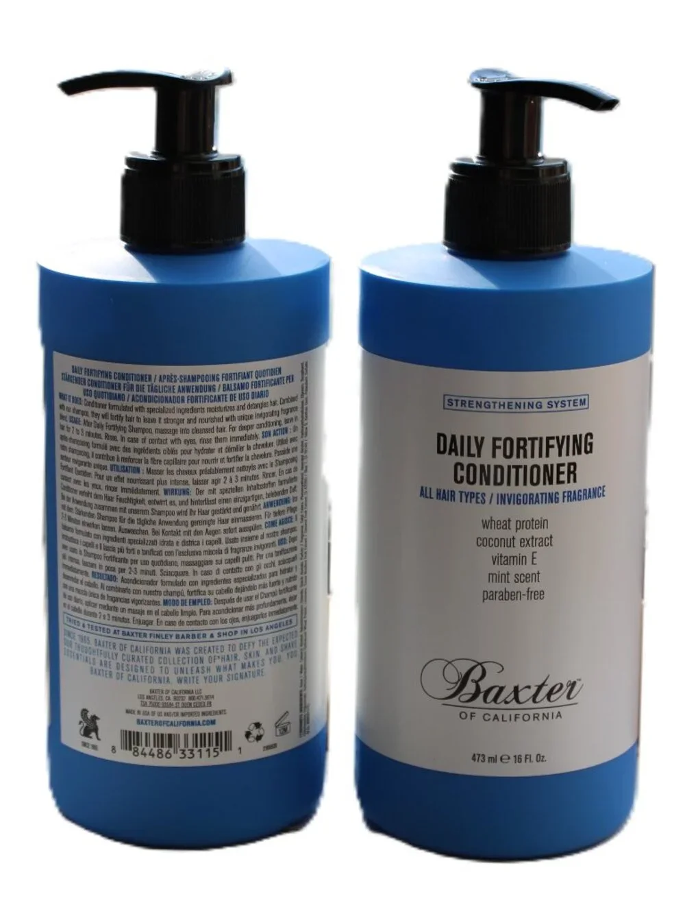 Baxter Of California Daily Fortifying Conditioner 16 oz (lot of 2pc)